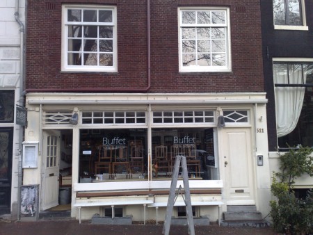 grachtenpand, Amsterdam, buffet van odette