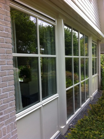 Voorzijde, vrijstaande woning, Huizen, buitenschilderwerk