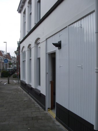 Zijkant, hoekwoning, Utrecht, resultaat, buitenschilderwerk