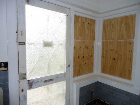 Alles voorwerken, glas nog plaatsen