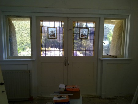 Glas in lood deuren voorwerken