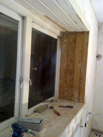 Eerst ongeveer 10 lagen verf verwijderen